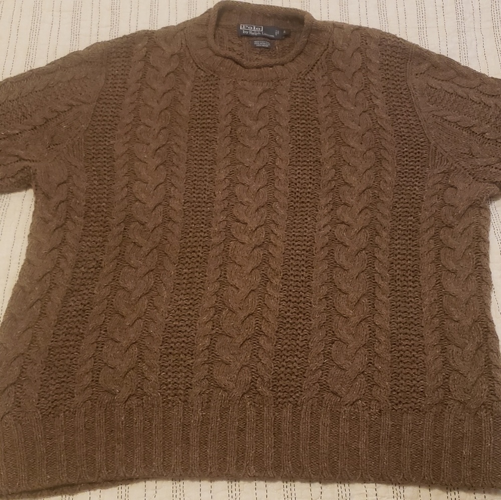Polo knit sweater